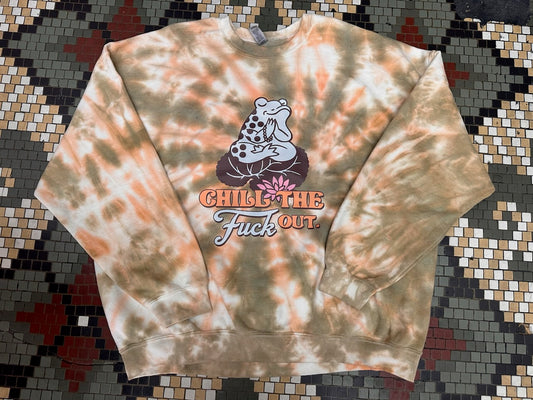 Pre-Order Chill The Fudge Out Crewneck Dicey Dyes