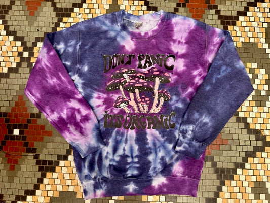 Pre-Order Don't Panic It's Organic Crewneck Dicey Dyes