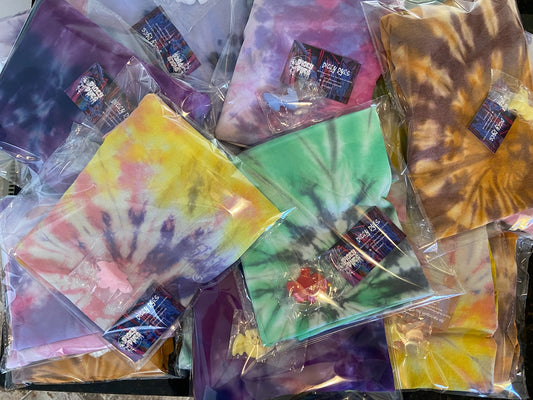 Mystery Tie Dye No Screen T-Shirt Grab Bags Dicey Dyes