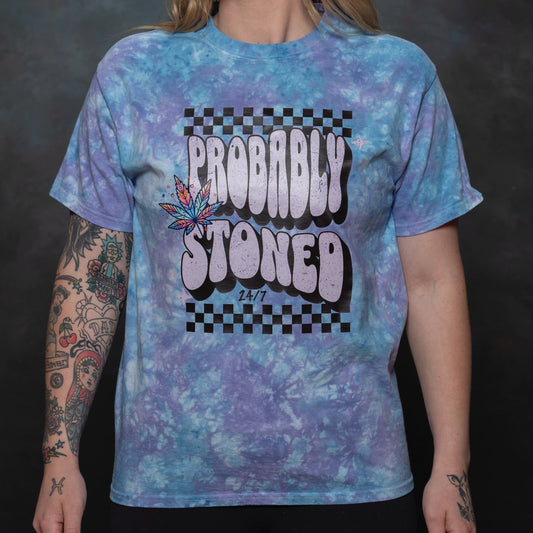 Pre-order Probably Stoned T-Shirt Dicey Dyes
