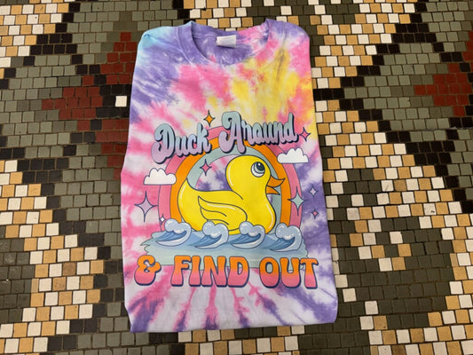 Pre-Order Duck Around and Find Out T-shirt Dicey Dyes