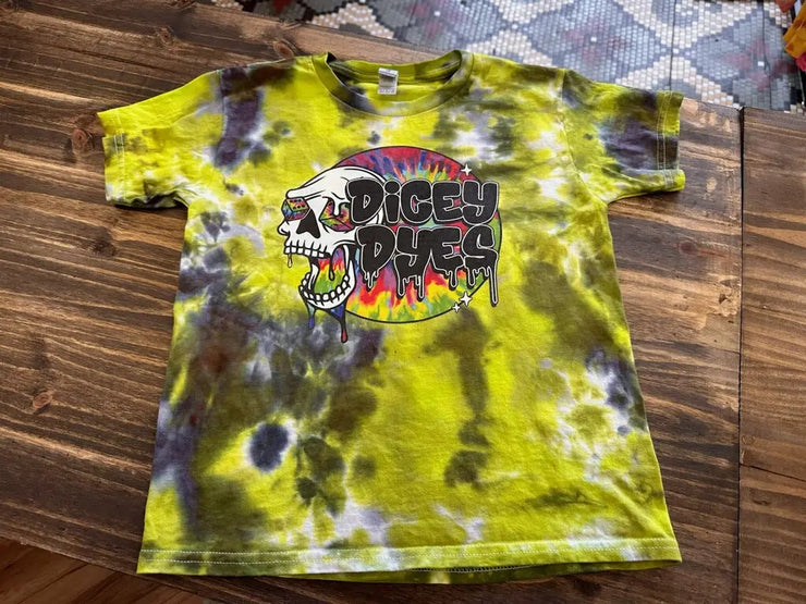Youth Dicey Dyes Yellow & Black Shirts Dicey Dyes